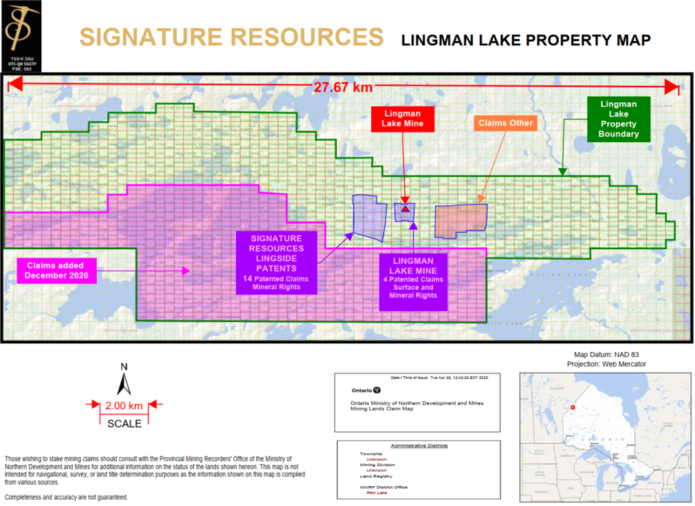 Lingman Lake Property Map