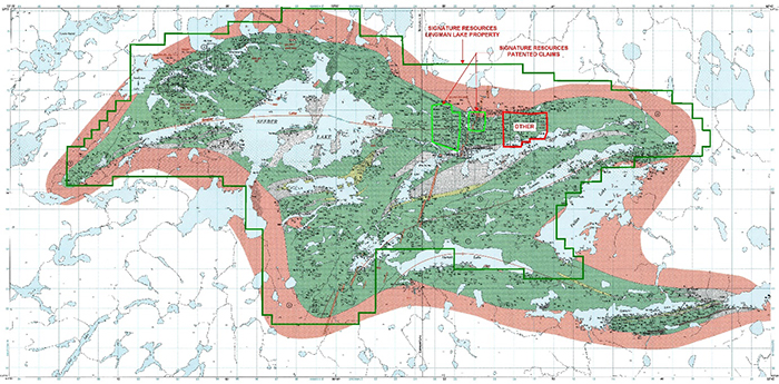 Lingman Lake Gold Project Land Holdings Covering 90% of the Lingman Lake Greenstone Belt